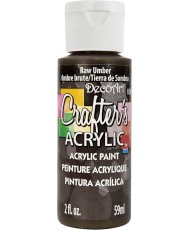 Crafters Acrylic Raw Umber 2oz