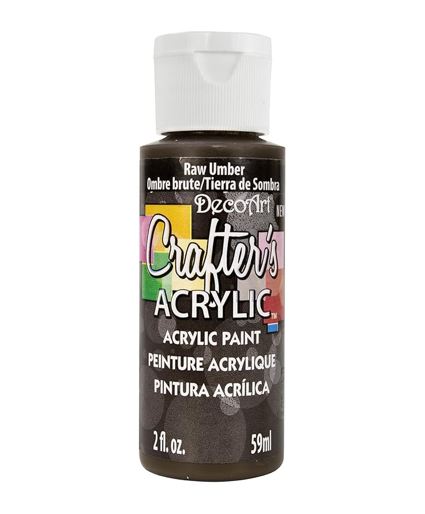 Crafters Acrylic Raw Umber 2oz