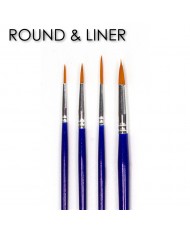 Round & Liner brush set