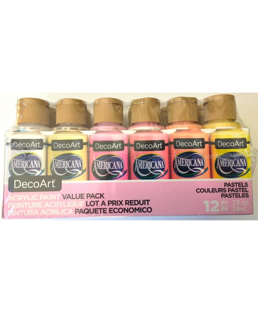 Americana Pastels 12pk 59ml