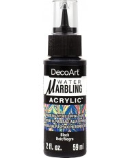 Water Marbling Paint Black