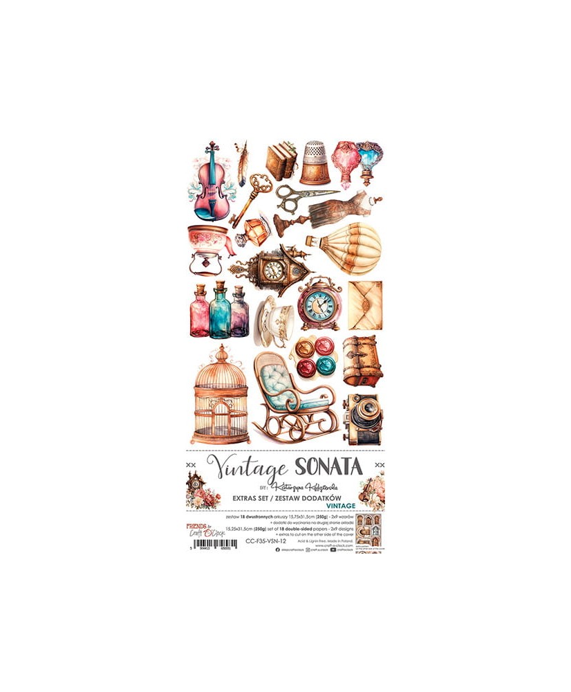 Vintage Sonata - Extras set 15.75 x 30.5