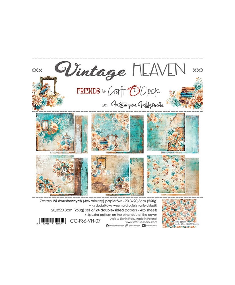 Vintage Heaven - A Set of Papers 20,3x20,3cm