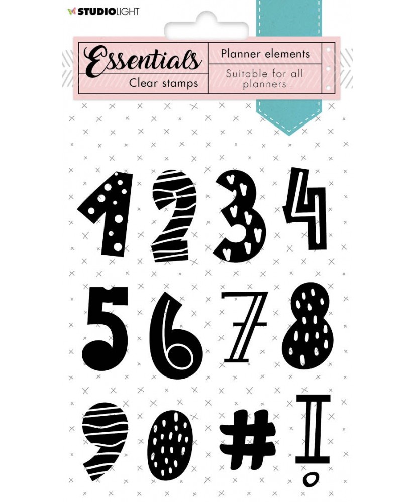 SL Clear Stamp Numbers Planner Essentials  nr.05