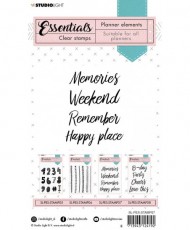 SL Clear StampText everyday Planner Essentials nr.07