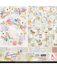 Enchanted Land Patterns Pad 12x12 8/Pkg