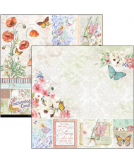 Enchanted Land Paper Pad 12x12 12/Pkg