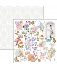 Enchanted Land Paper Pad 12x12 12/Pkg