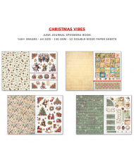 Christmas Vibes Junk journal Ephemera Book  A4 34pg (Pre-Order)