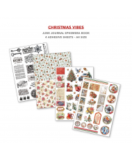 Christmas Vibes Junk journal Ephemera Book  A4 34pg (Pre-Order)