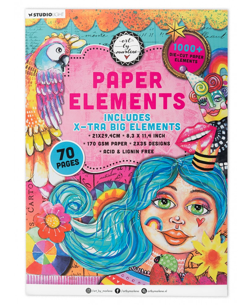 PRE ORDER Extra Big Elements Die Cut Book PRICE TO BE CONFIRMED