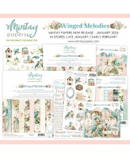 PRE ORDER  Winged Melodies Paper Elements  , 27 pcs