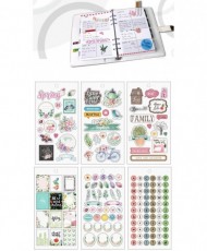 Stickers for planner -6 sheets pack