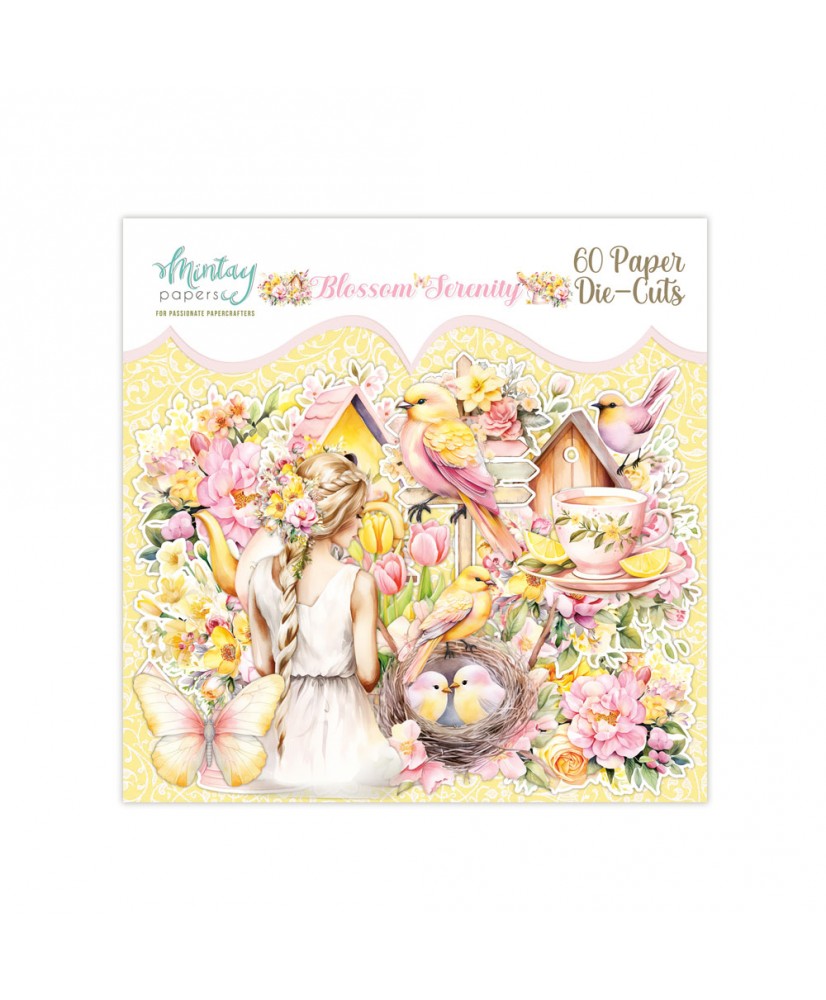 PRE ORDER Blossom Serenity Paper Die-Cuts , 60 pcs