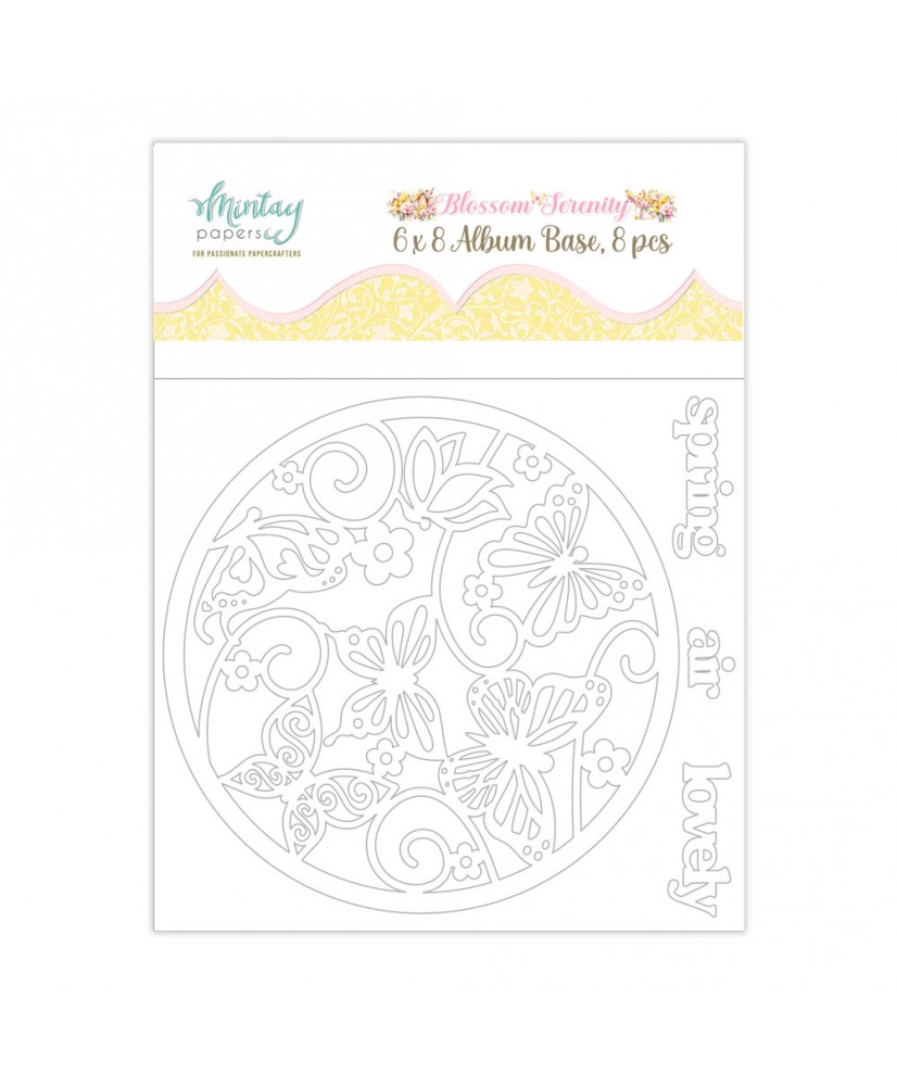 PRE ORDER Blossom Serenity 6 x 8 Chipboard Album -