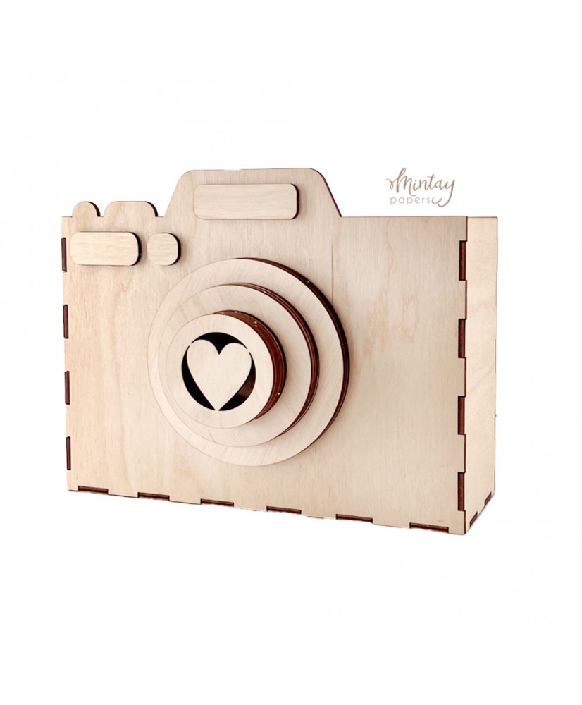 PRE ORDER Mintay Woodies  - Decor - Camera Box