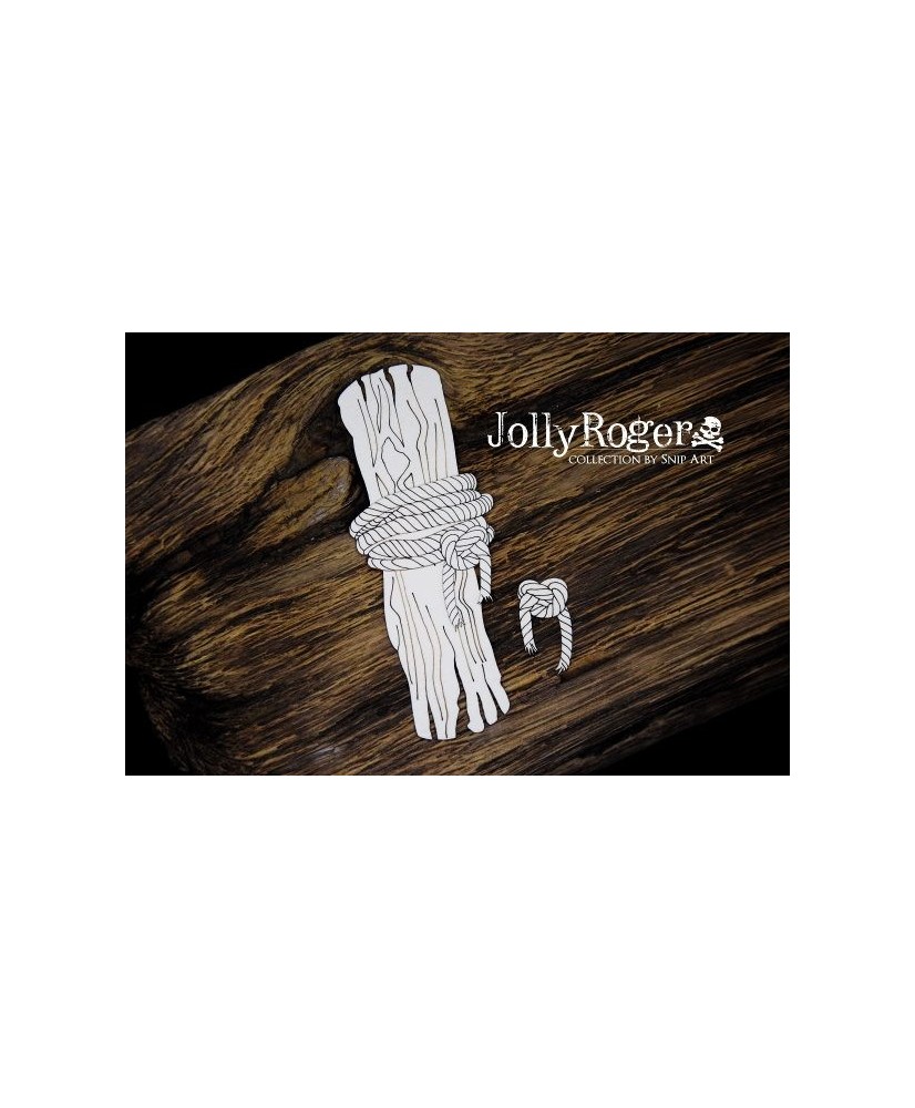 Jolly Roger – Log with Rope