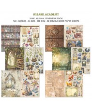 Junk Journal Ephemera Book Wizard Academy A4 32/Pkg - Pre-order