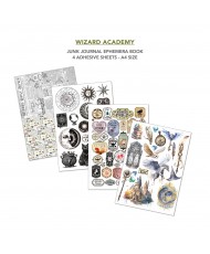 Junk Journal Ephemera Book Wizard Academy A4 32/Pkg - Pre-order