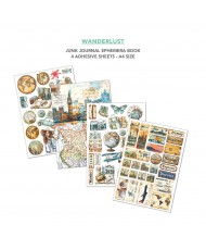 Junk Journal Ephemera Book Wanderlust A4 32/Pkg - Pre-order