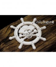 Jolly Roger – Steering Wheel with Skull – layered