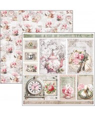 Timeless Moments Patterns Pad 12"x12" 8/Pkg