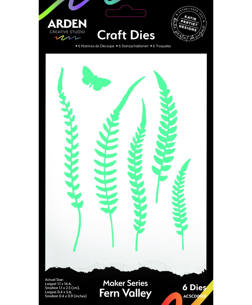 Maker Series Fern Valley Craft Die Set 6pcs