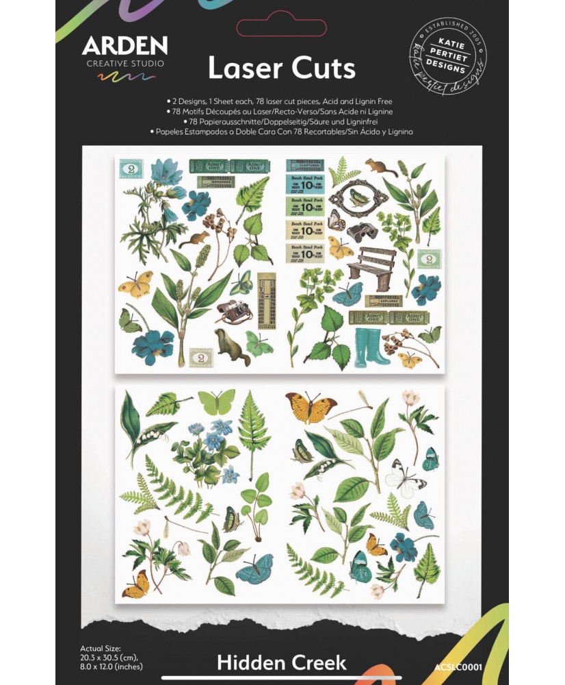 Hidden Creek Laser Cuts 78pcs 20.3x15.5cm
