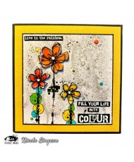 Visible Image Clolourful Life 4x6in Stamp Set