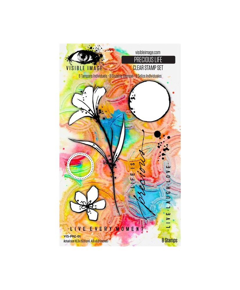 Visible Image Precious Life 4x6in Stamp Set