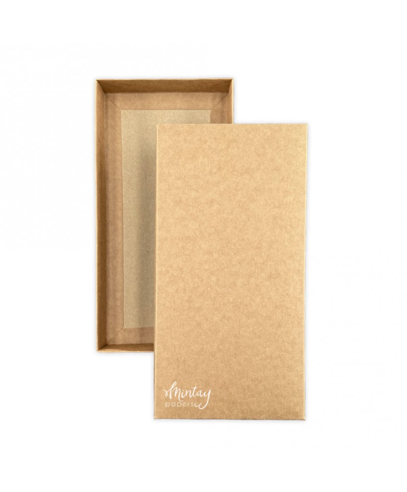 Card Box Base - Rectangle 1  - KRAFT, 3 pcs
