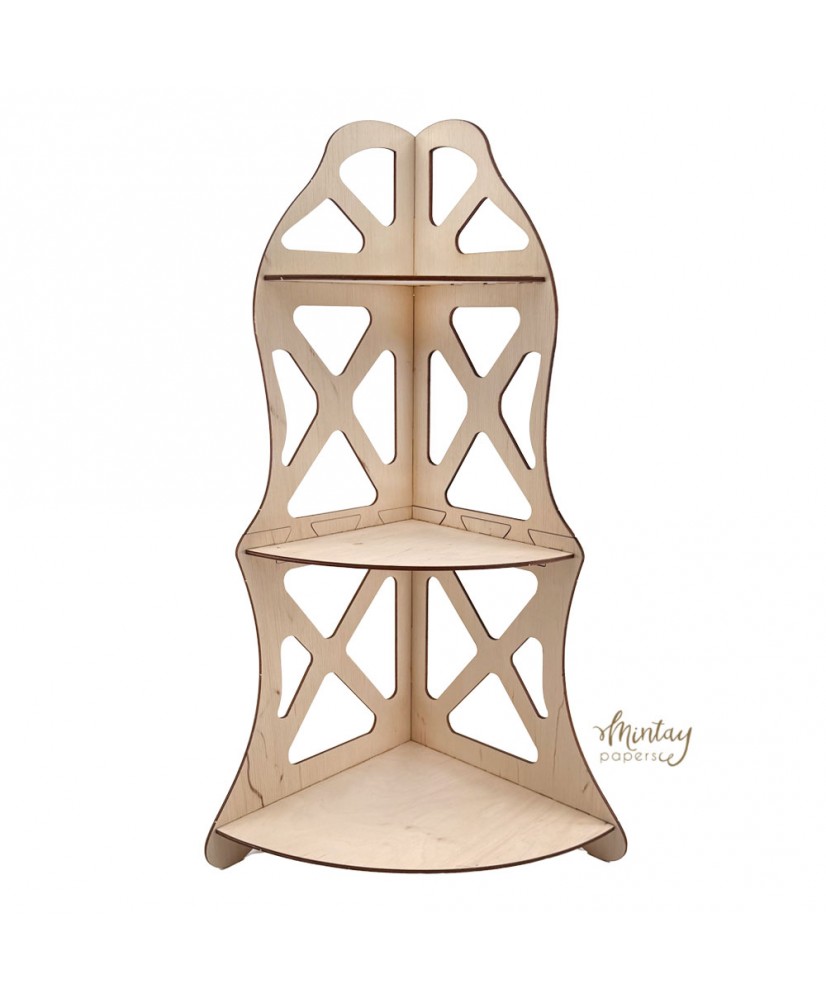Mintay Woodies  - Corner Shelf