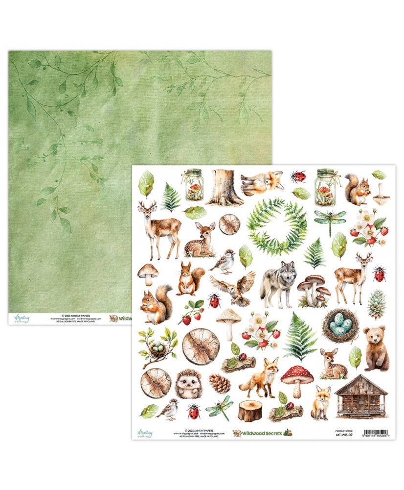 Wildwood Secrets - 12 x 12 Elements Paper