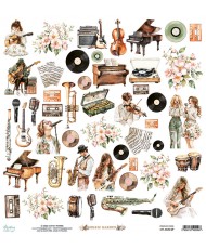 Music Garden - 12 x 12 Elements Paper