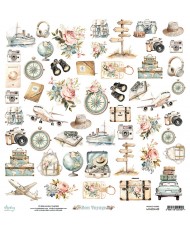 Bon Voyage - 12 x 12 Elements Paper