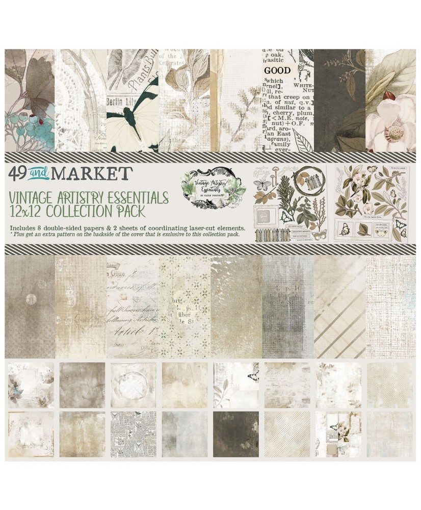 Vintage Artistry Esentials – 12×12 Collection Pack 