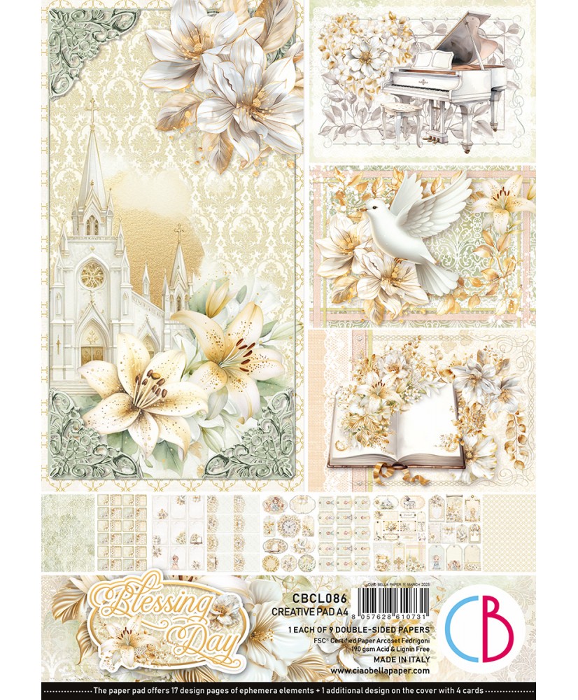 Blessing day  Creative Pad A4 9/Pkg