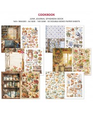 Ephemera Book Cookbook A4 32/Pkg