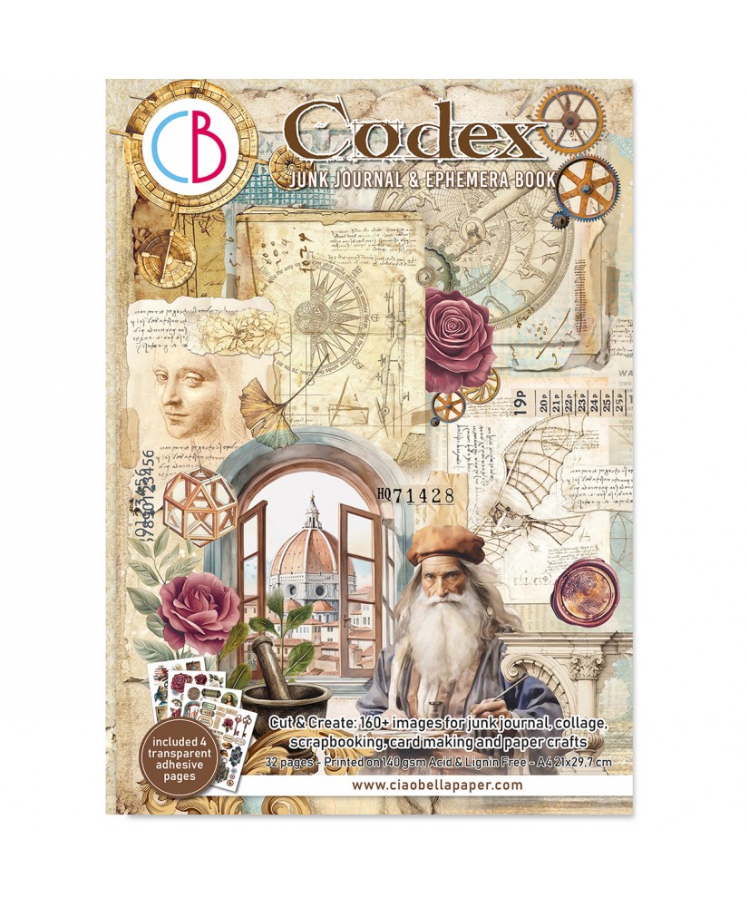 Ephemera Book Codex A4 32/Pkg