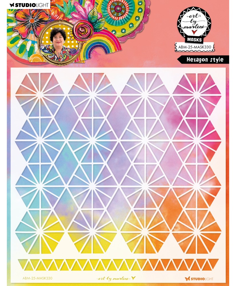 ABM Mask Hexagon style 203x203x1mm