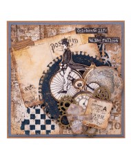 Mask Paper elements Grunge 150x210x1mm