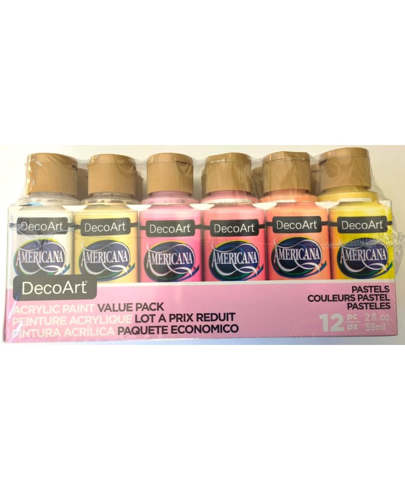 Americana Pastels Value pack 59ml 12pc