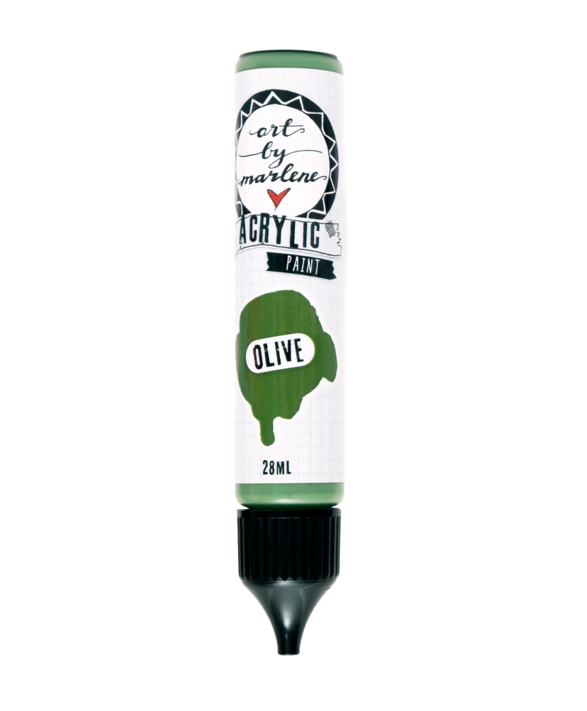 ABM Acrylic OLIVE  Paint 28ml