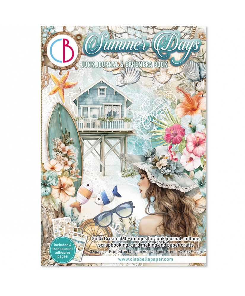 Ephemera Book Summer Days A4 32/Pkg
