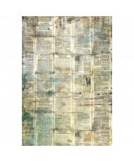 Time Capsule Mixed Media rice paper A4 set 4/Pkg