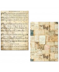 A5 Tissue Paper– 24 Sheets Music Sheet A4