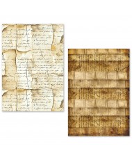 A5 Tissue Paper– 24 Sheets Vintage Manuscript A4