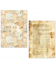 A5 Tissue Paper– 24 Sheets Vintage Manuscript A4