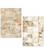 A5 Tissue Paper– 24 Sheets Vintage Manuscript A4
