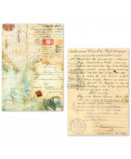 A5 Tissue Paper– 24 Sheets Vintage Manuscript A4